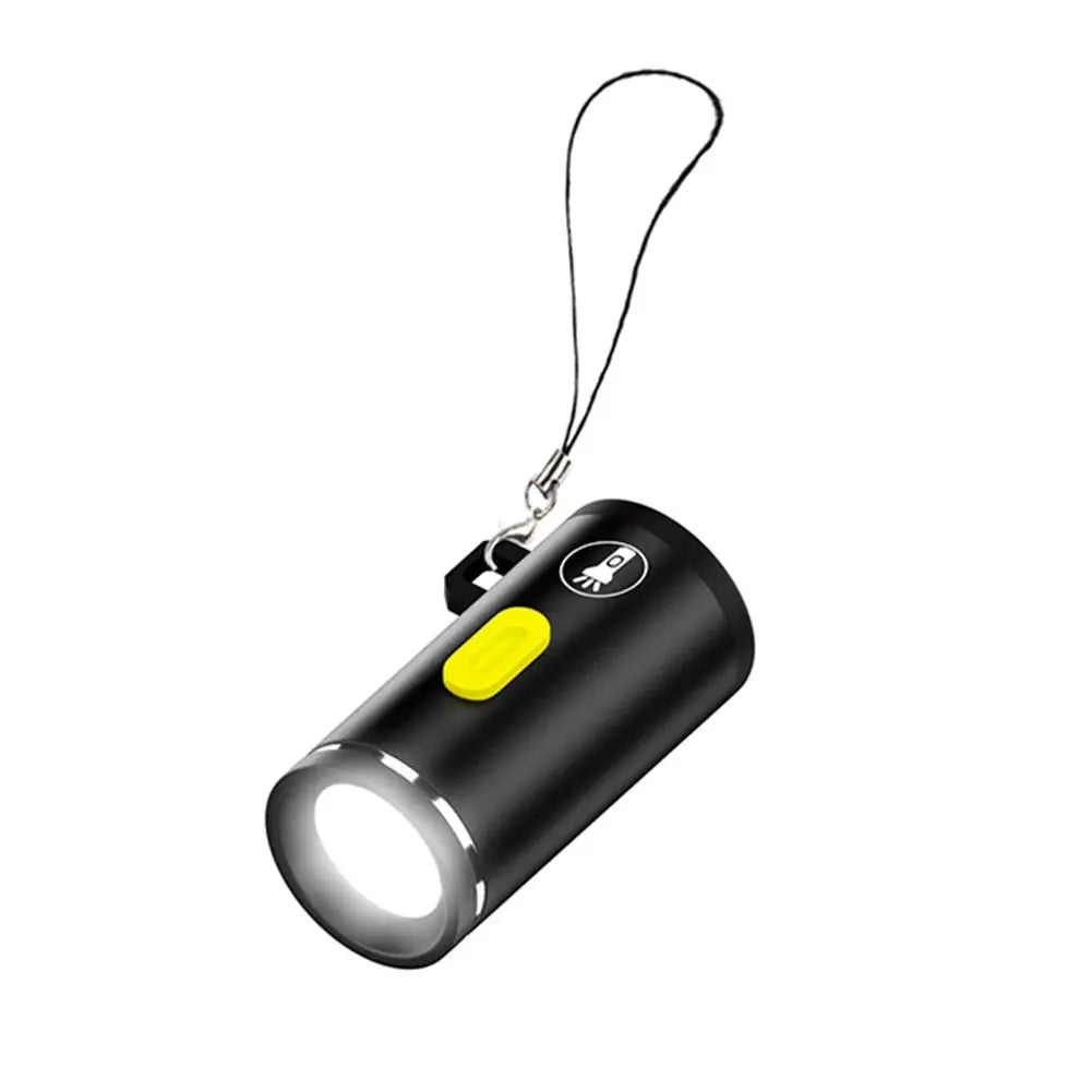 2-5Pc High Brightness LED Mini Flashlight Powered by Type C Connectors Small LED Light Aluminum Alloy Outdoor Emergency Light