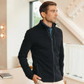 Wool& Prince Ponte Full Zip Jacket $208 MSRP Men’S Size L Black