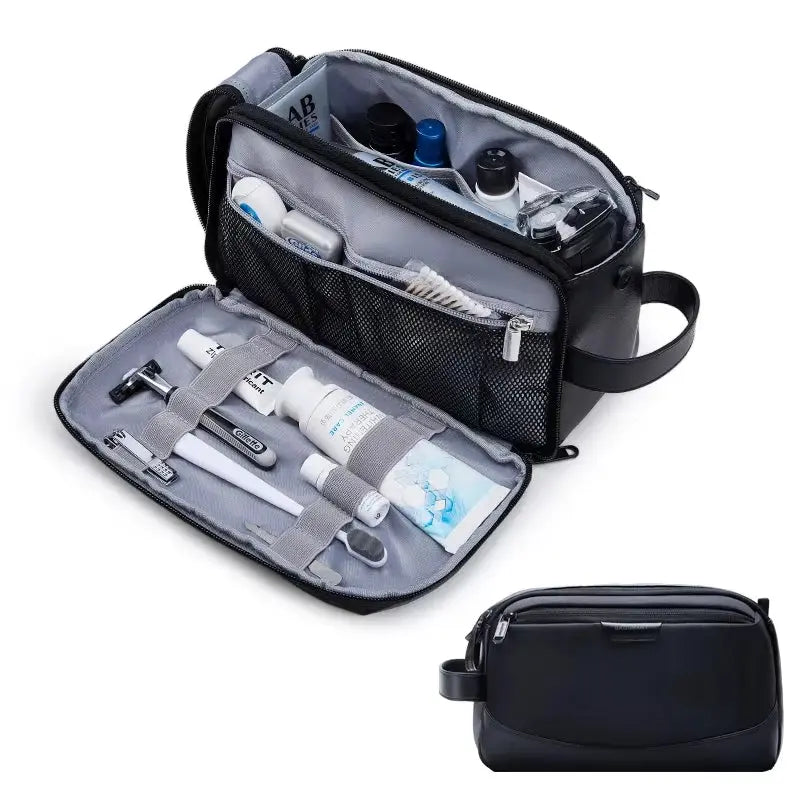 Men'S Toiletry Bag  Large Toiletry Organizer Dopp Kit Makeup Bag Waterproof Cosmetic Bags Men'S Travel Necessaire