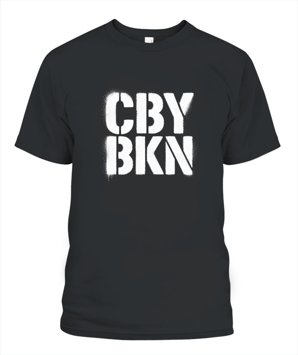 Cranberry's CBY BKN Stencil fitted tee