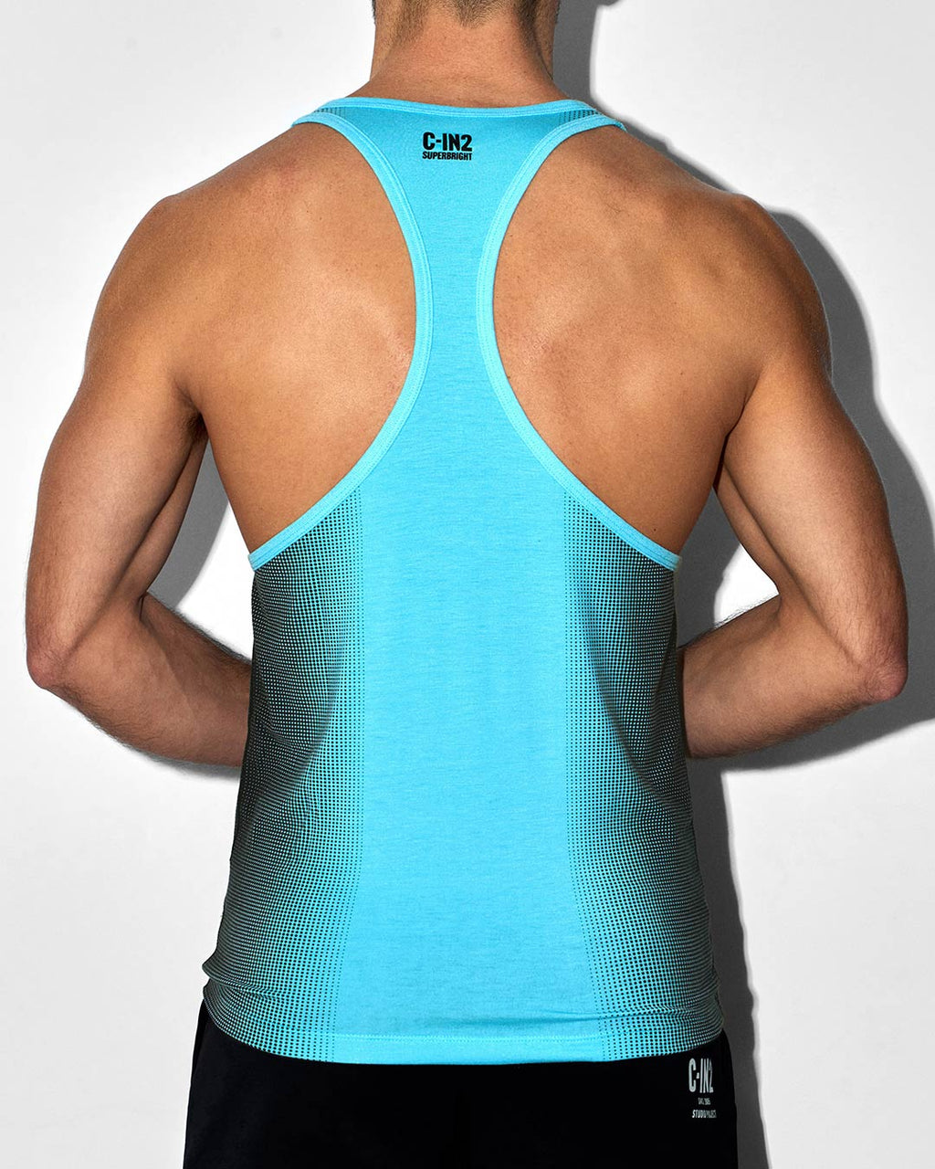 Super Bright Racerback Tank Neon Blue C-IN2 New York