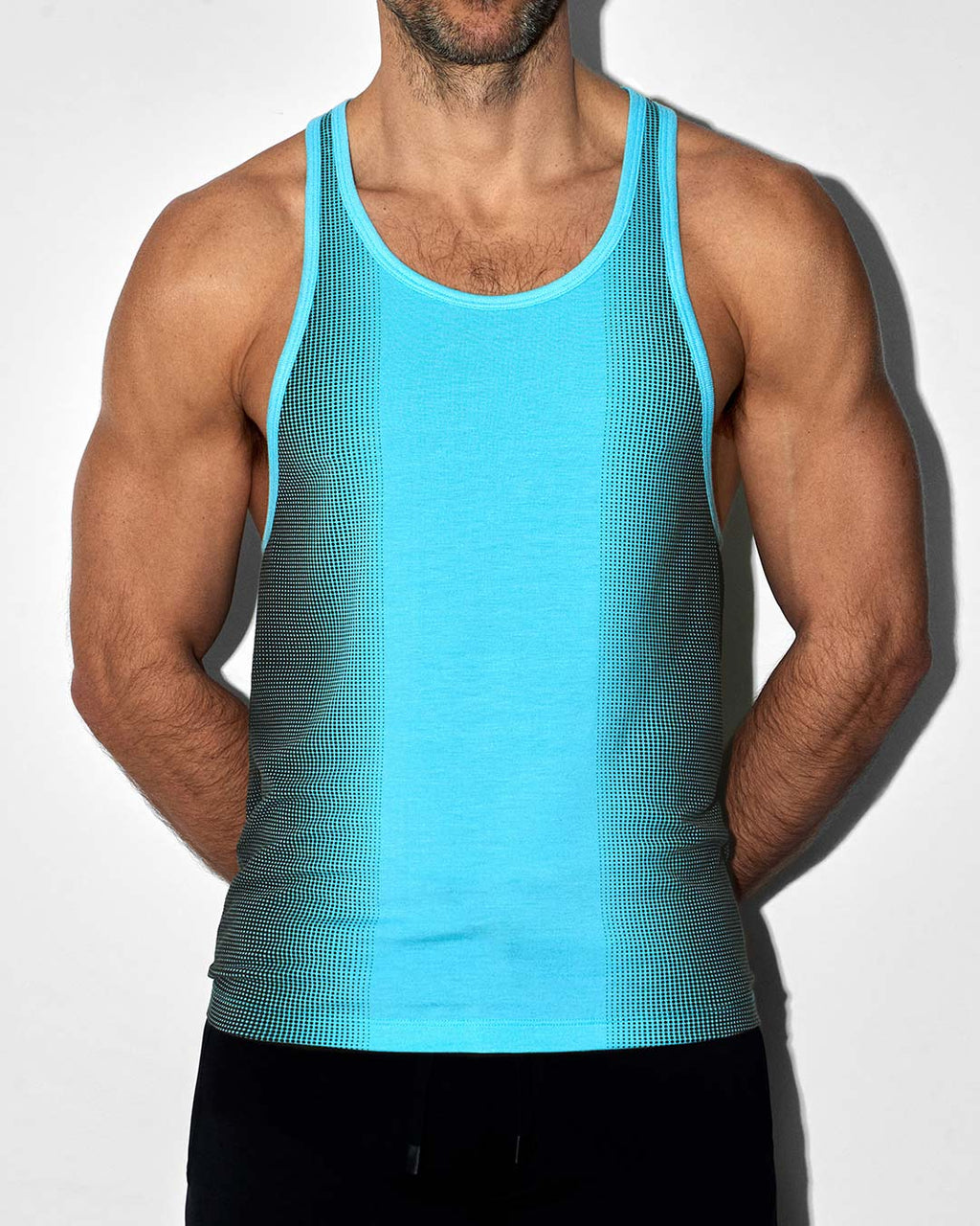 Super Bright Racerback Tank Neon Blue C-IN2 New York