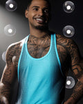 Super Bright Racerback Tank Neon Blue C-IN2 New York