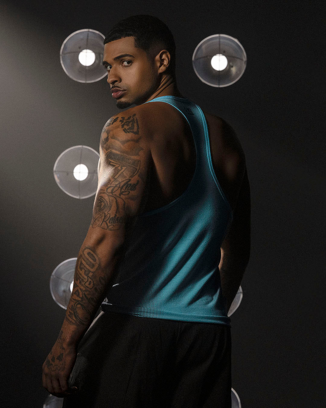 Super Bright Racerback Tank Neon Blue C-IN2 New York