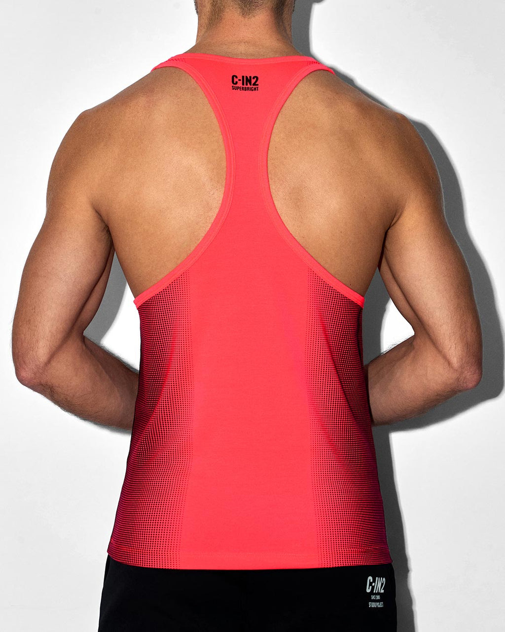Super Bright Racerback Tank Neon Red C-IN2 New York