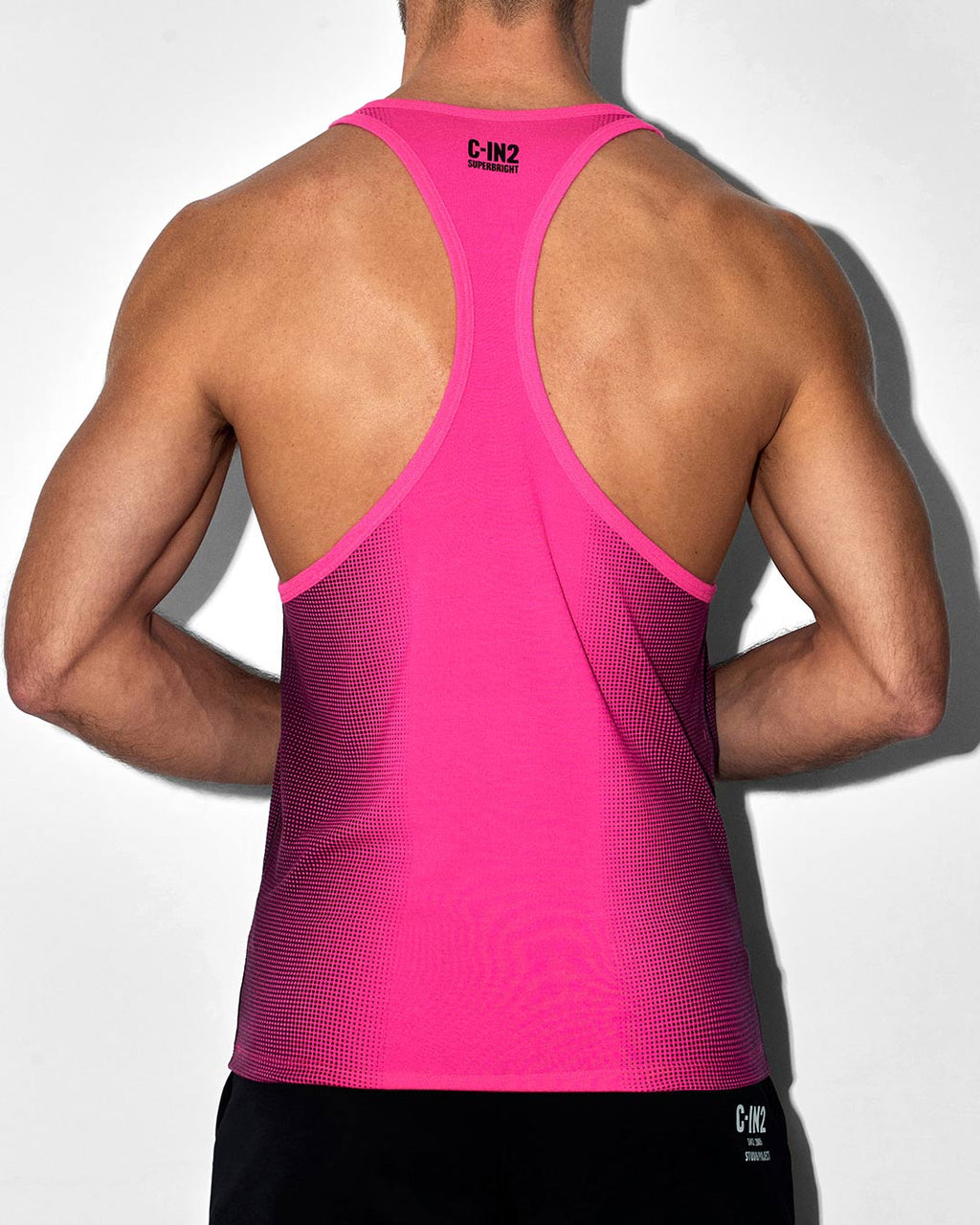 Super Bright Racerback Tank Neon Pink C-IN2 New York