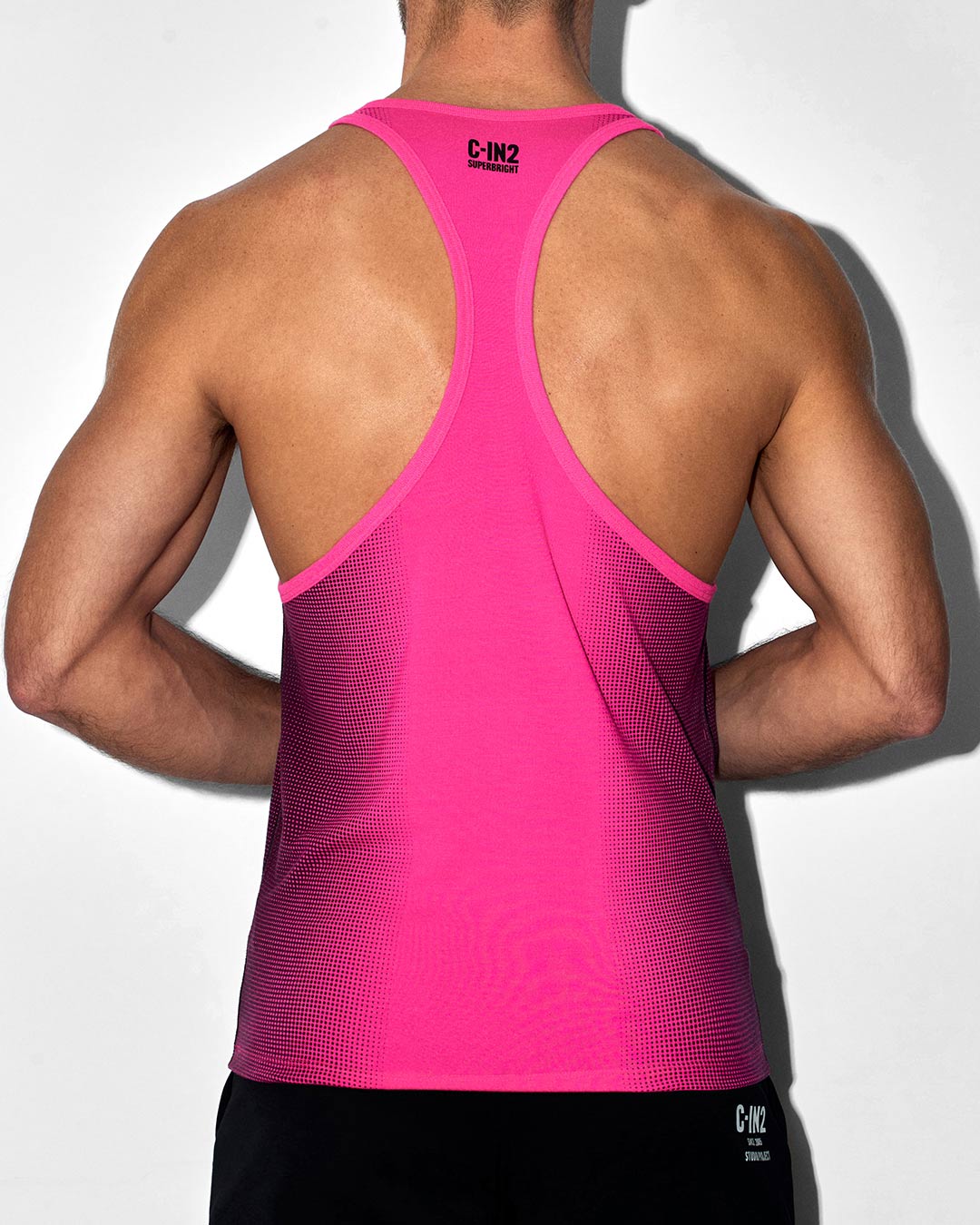 Super Bright Racerback Tank Neon Pink C-IN2 New York