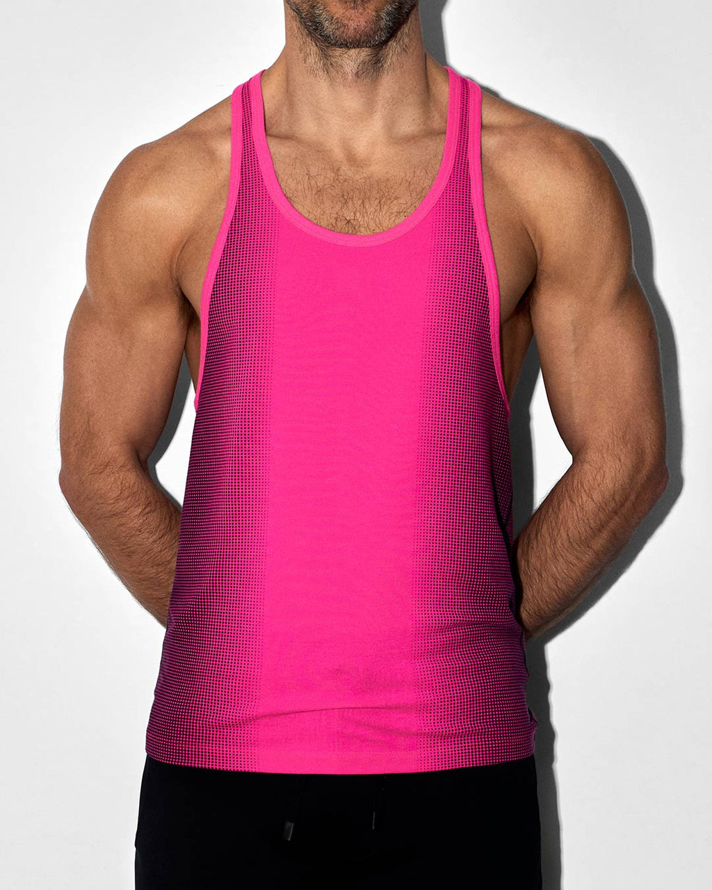 Super Bright Racerback Tank Neon Pink C-IN2 New York