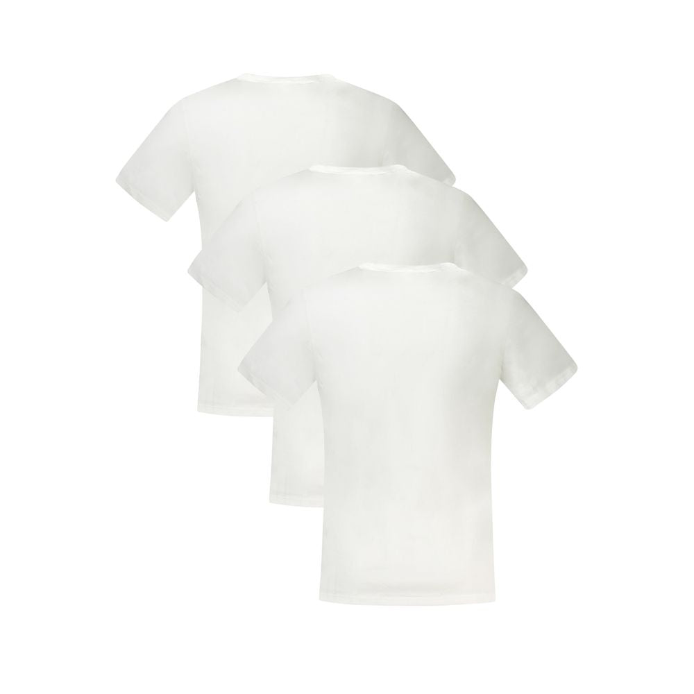 Tommy Hilfiger Bianco Cotton Men T-Shirt Tommy Hilfiger