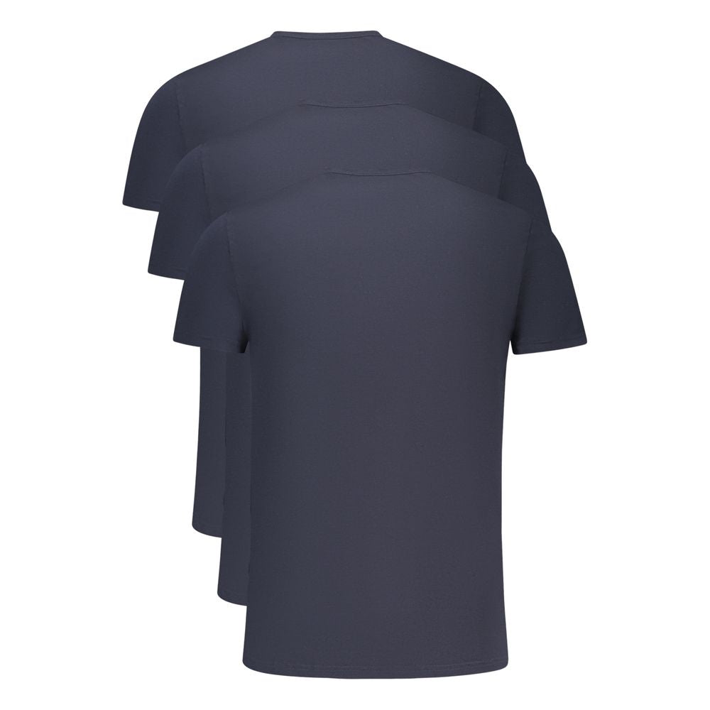Tommy Hilfiger Blu Cotton Men T-Shirt Tommy Hilfiger