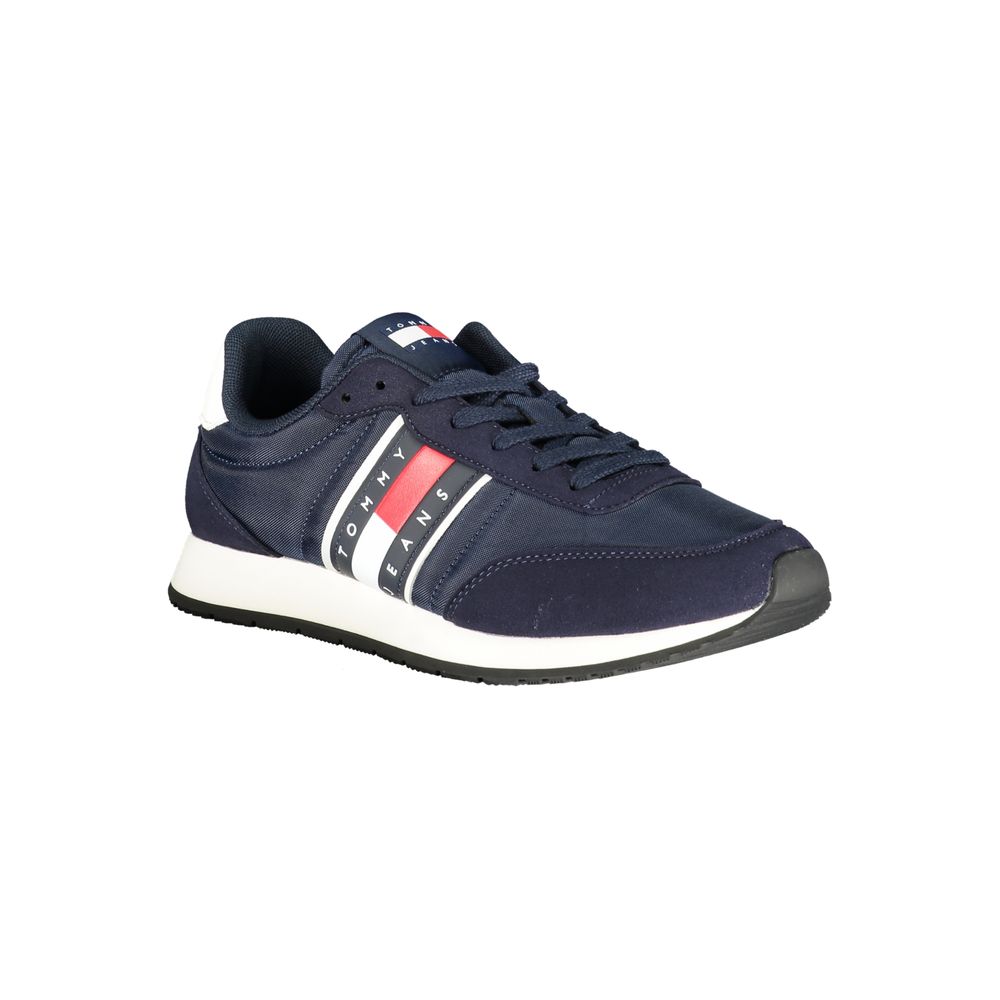 Tommy Hilfiger Blue Polyurethane Men Sneaker Tommy Hilfiger