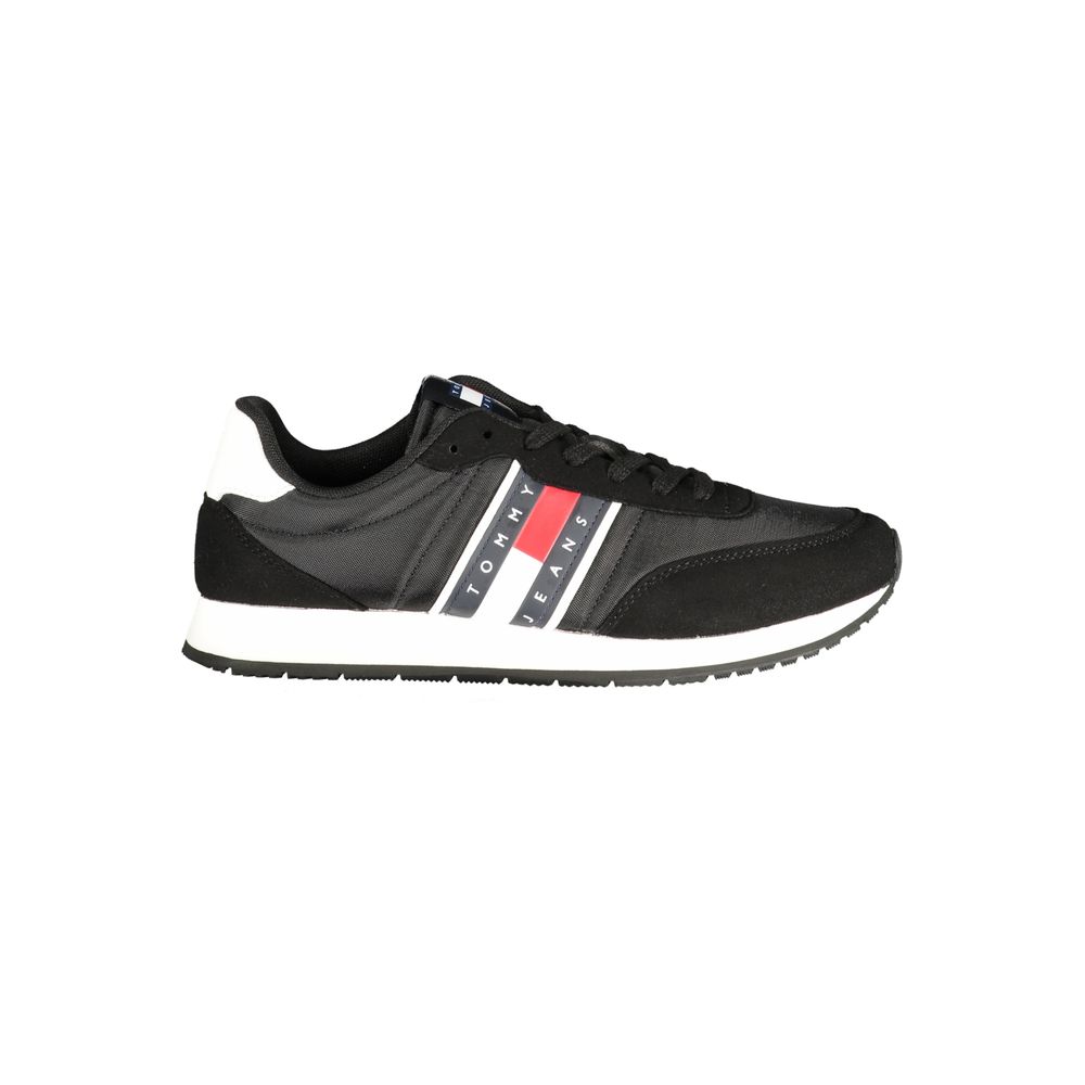 Tommy Hilfiger Black Polyurethane Men Sneaker Tommy Hilfiger