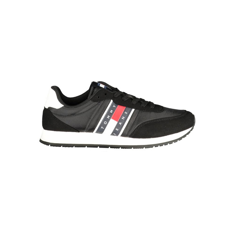 Tommy Hilfiger Black Polyurethane Men Sneaker Tommy Hilfiger