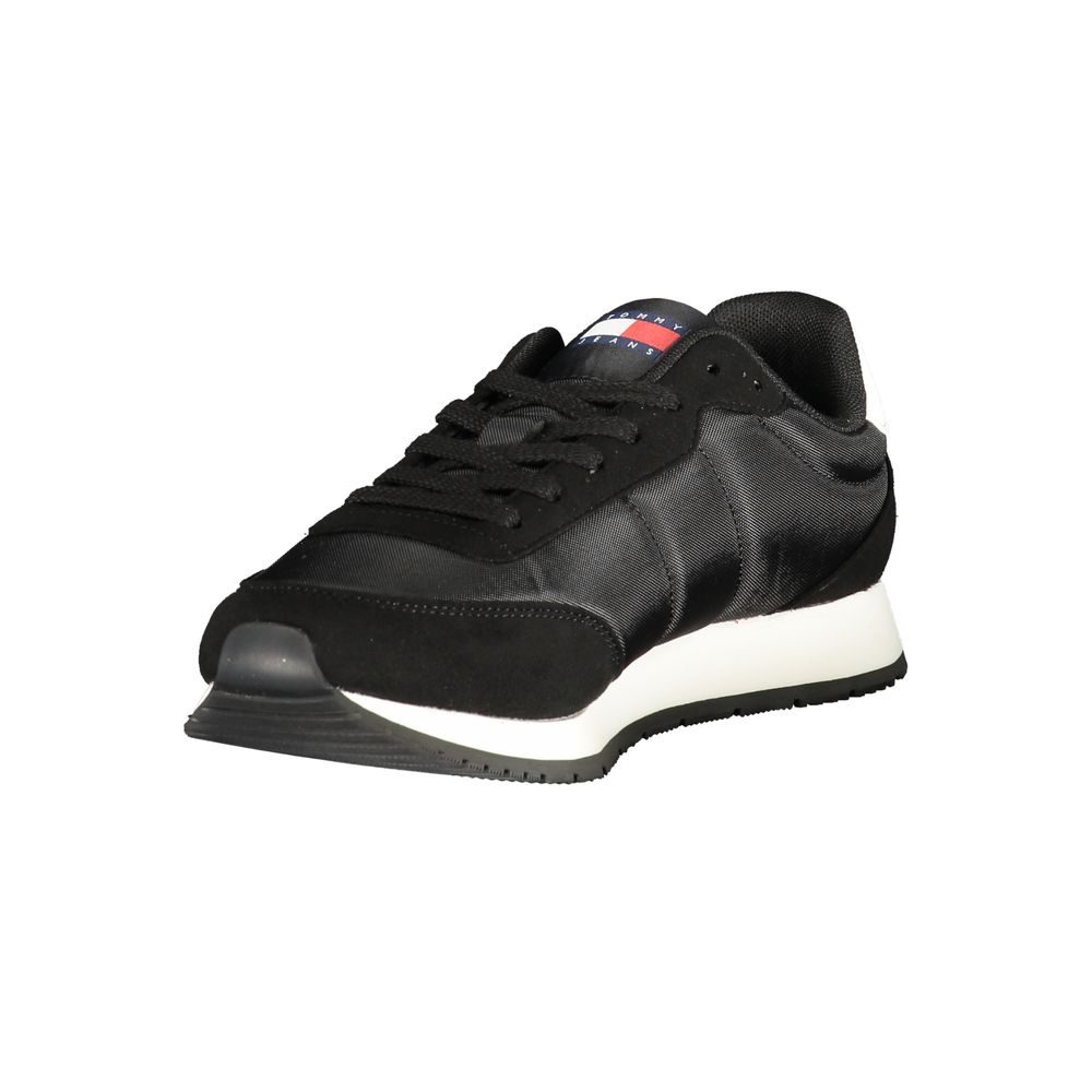 Tommy Hilfiger Black Polyurethane Men Sneaker Tommy Hilfiger