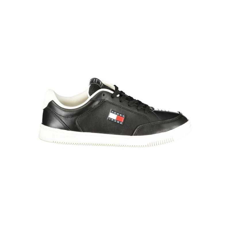 Tommy Hilfiger Black Polyurethane Men Sneaker Tommy Hilfiger