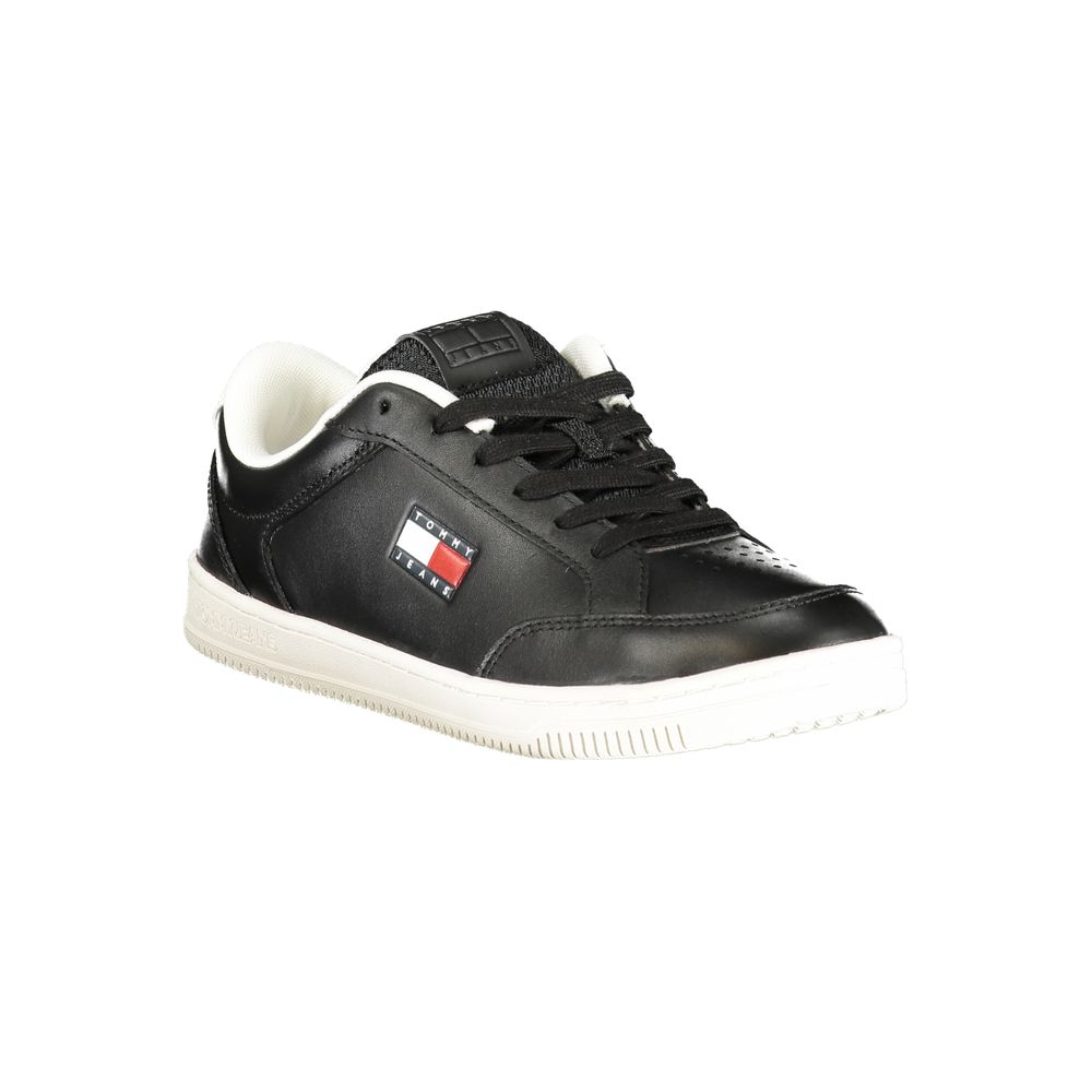 Tommy Hilfiger Black Polyurethane Men Sneaker Tommy Hilfiger
