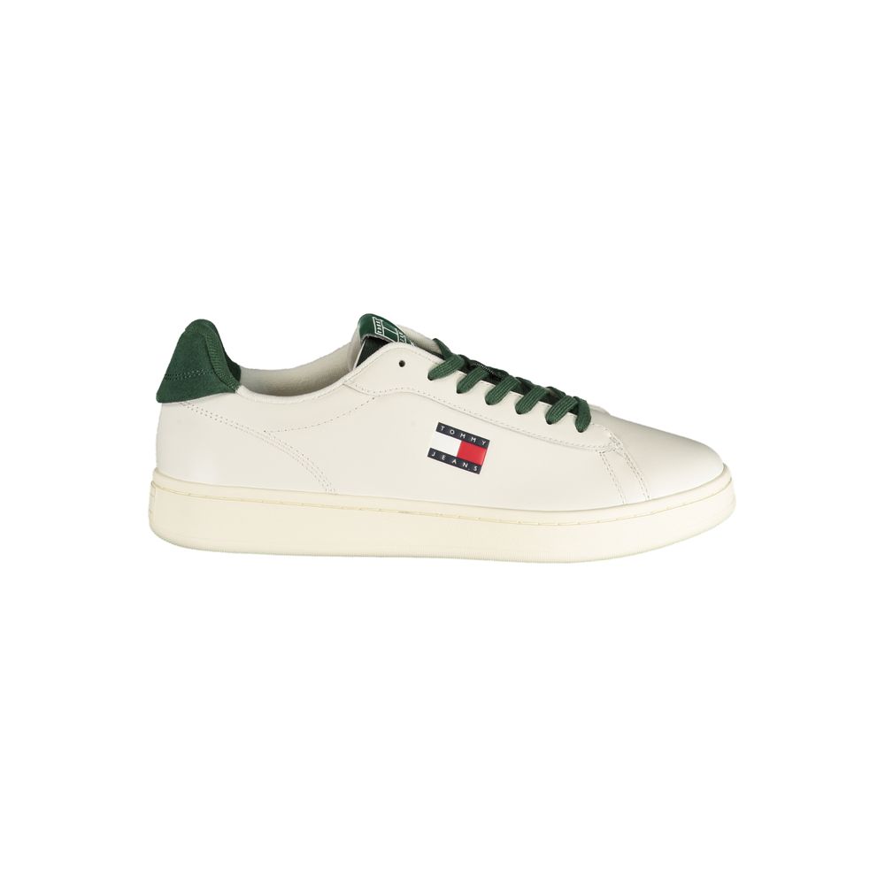 Tommy Hilfiger Bianco Polyurethane Men Sneaker Tommy Hilfiger