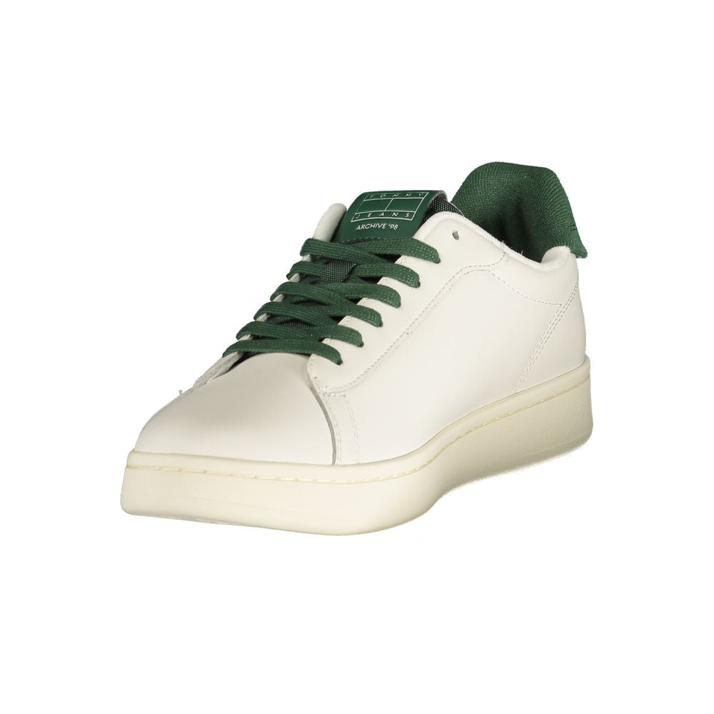 Tommy Hilfiger Bianco Polyurethane Men Sneaker Tommy Hilfiger