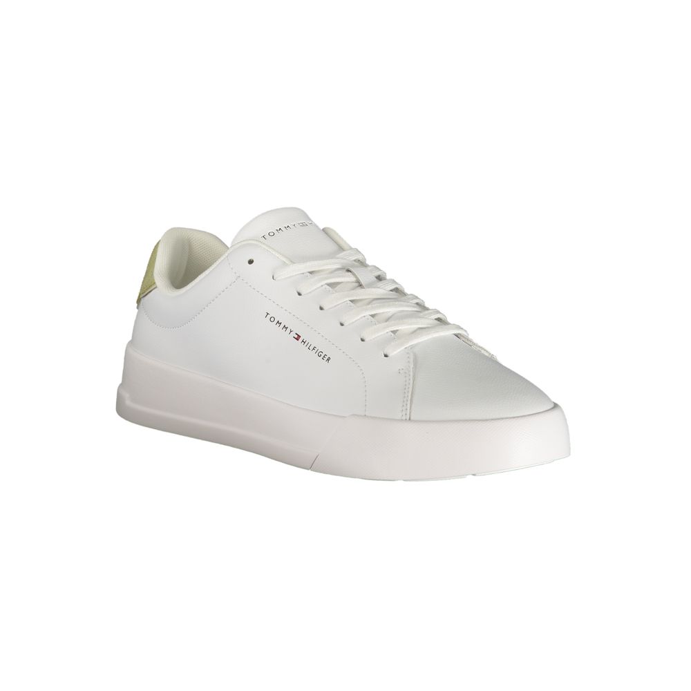 Tommy Hilfiger Bianco Polyurethane Men Sneaker Tommy Hilfiger