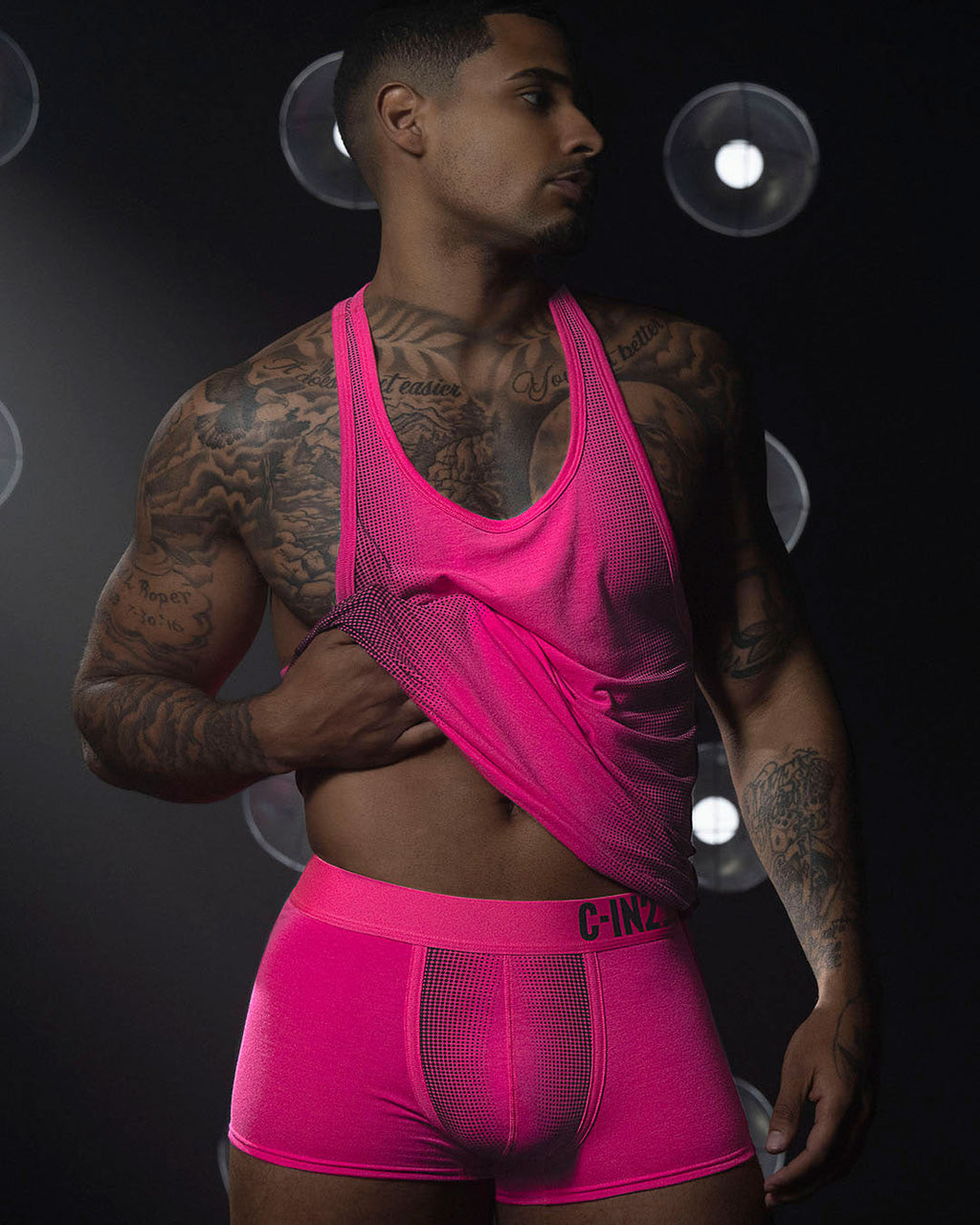 Super Bright Racerback Tank Neon Pink C-IN2 New York
