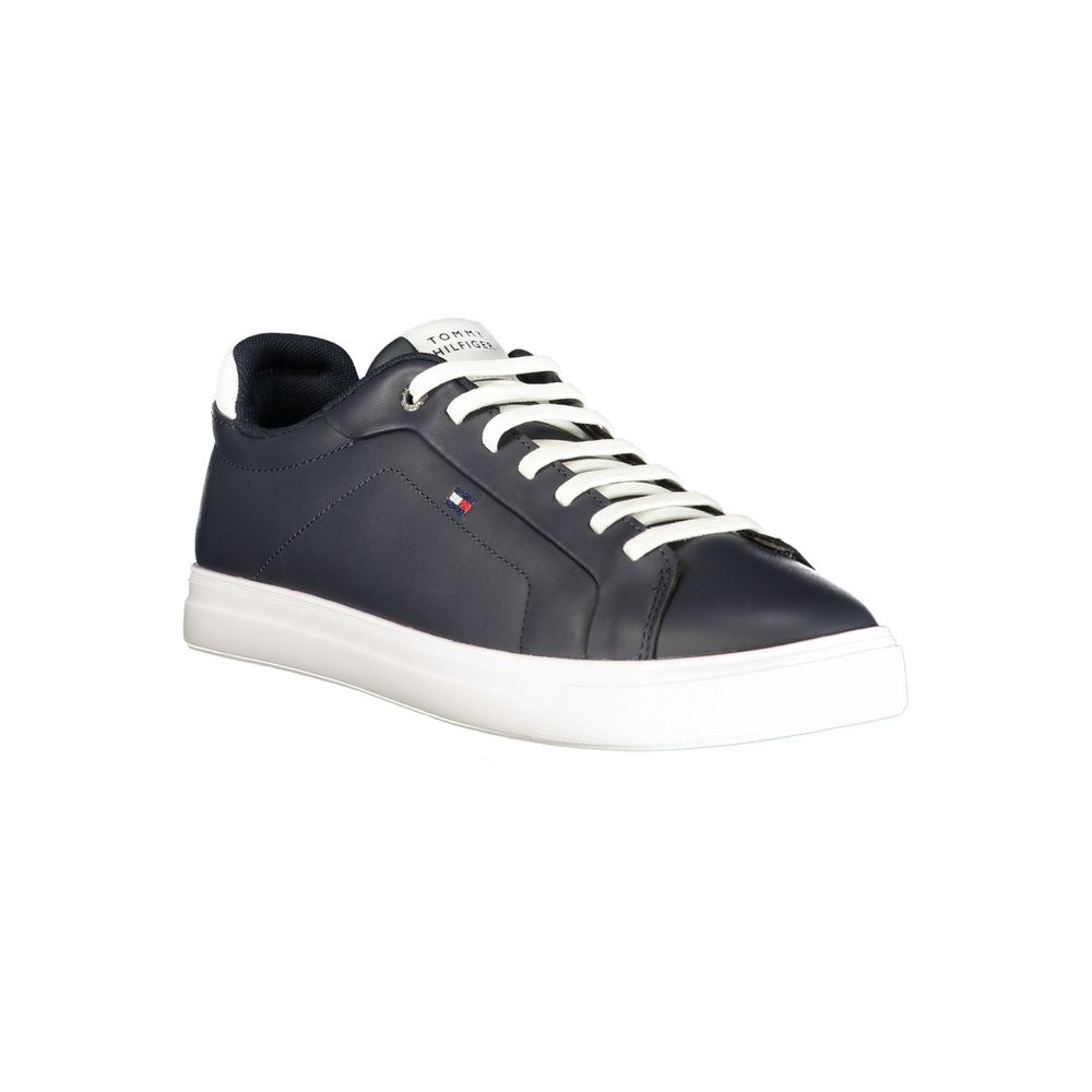 Tommy Hilfiger Blue Polyurethane Men Sneaker Tommy Hilfiger