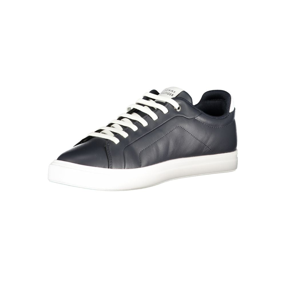 Tommy Hilfiger Blue Polyurethane Men Sneaker Tommy Hilfiger