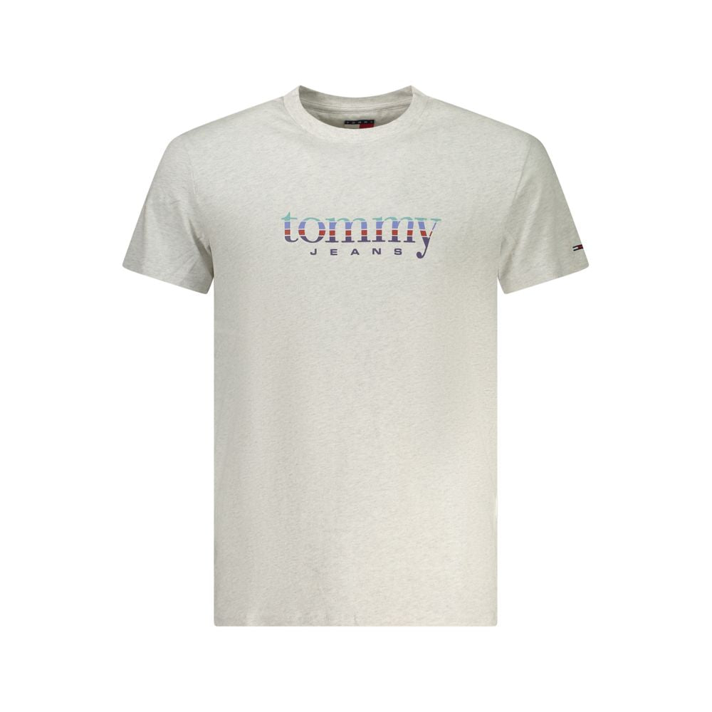 Tommy Hilfiger Gray Cotton Men's T-Shirt Tommy Hilfiger