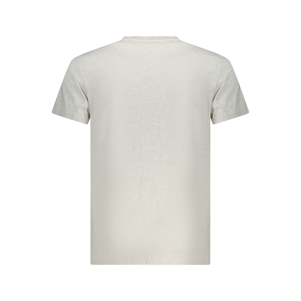 Tommy Hilfiger Gray Cotton Men's T-Shirt Tommy Hilfiger