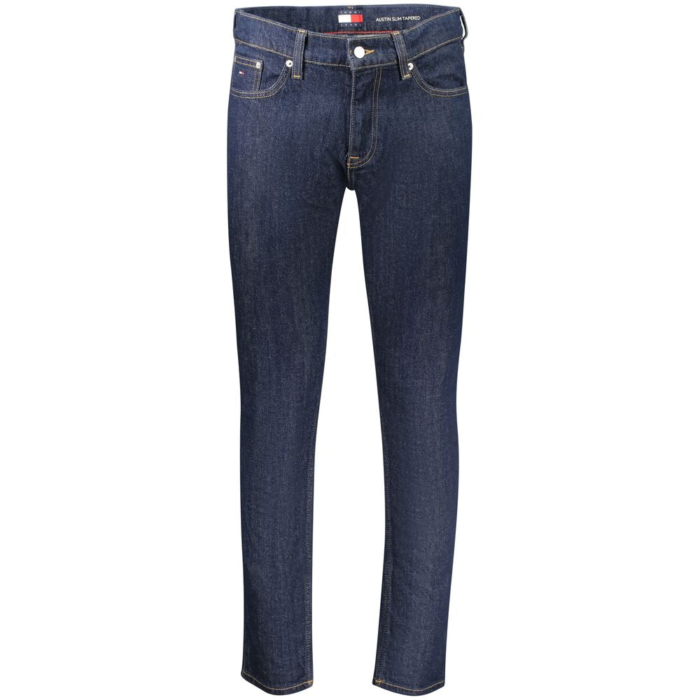 Tommy Hilfiger Blue Cotton Men's Slim Tapered Jeans Tommy Hilfiger