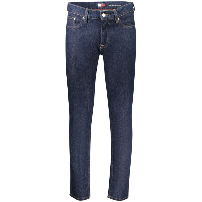 Tommy Hilfiger Blue Cotton Men's Slim Tapered Jeans Tommy Hilfiger