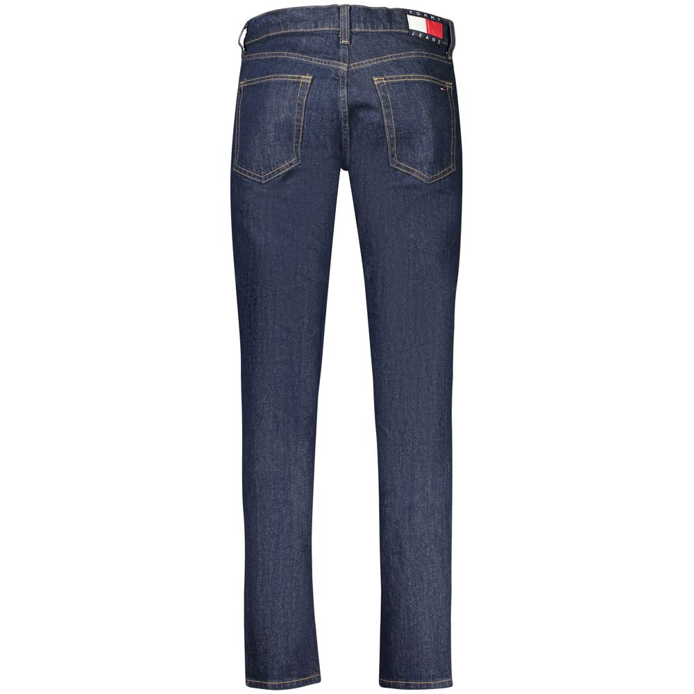 Tommy Hilfiger Blue Cotton Men's Slim Tapered Jeans Tommy Hilfiger