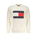 Tommy Hilfiger White Cotton Men Sweatshirt Tommy Hilfiger