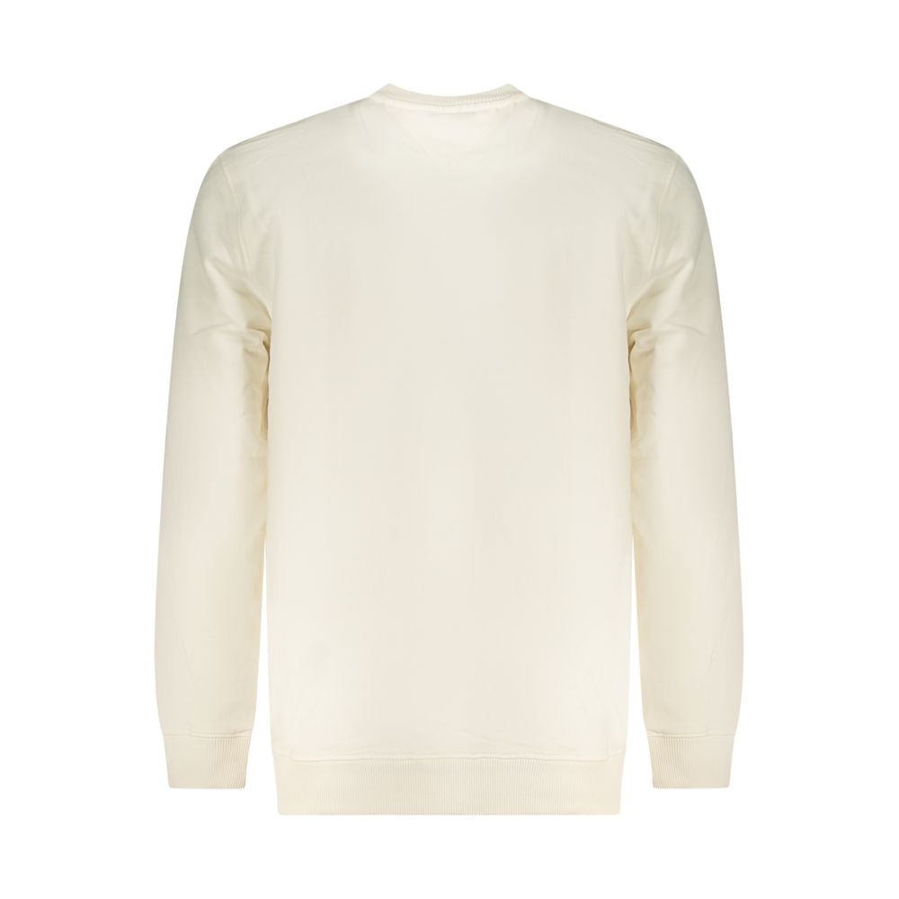 Tommy Hilfiger White Cotton Men Sweatshirt Tommy Hilfiger
