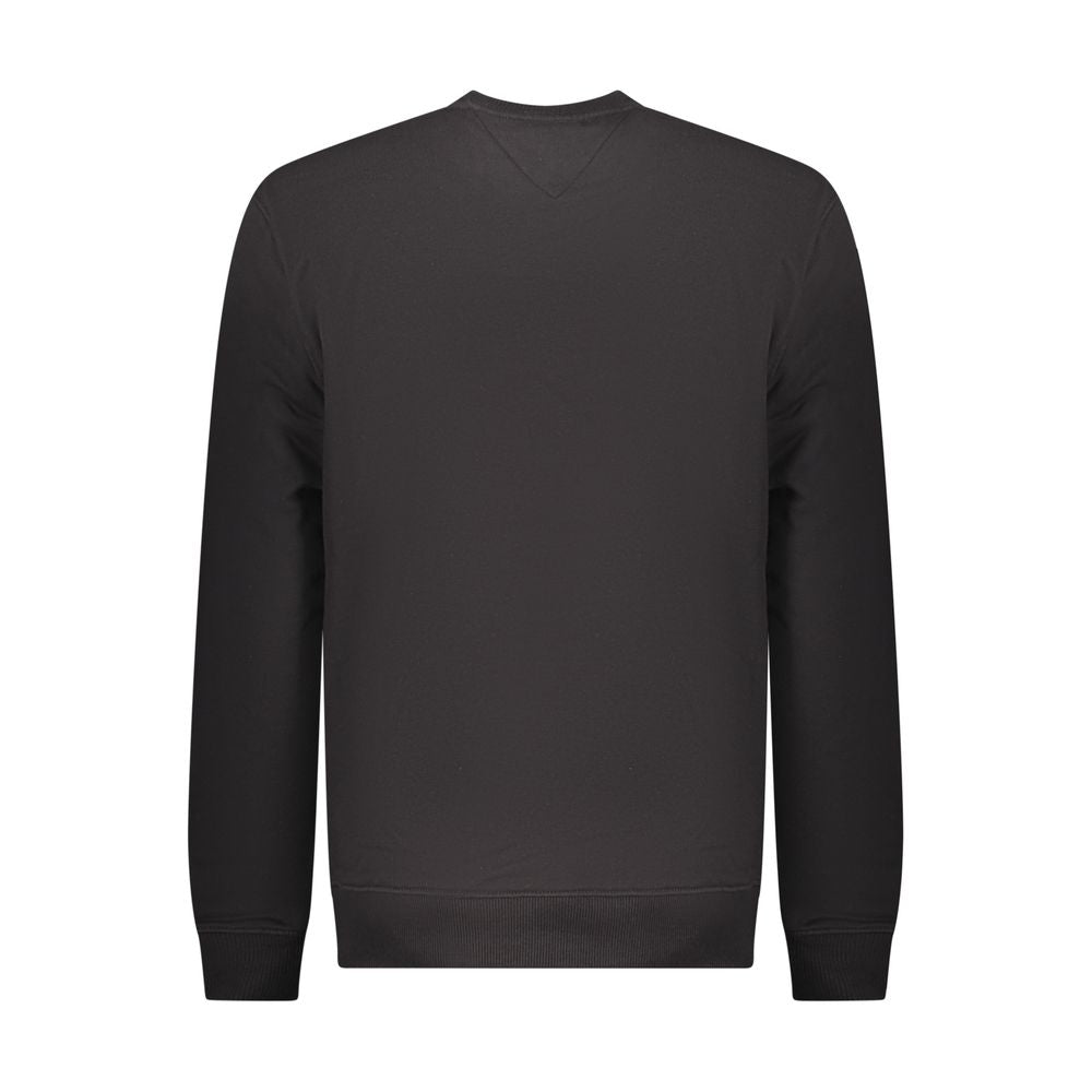 Tommy Hilfiger Black Cotton Men Sweatshirt Tommy Hilfiger