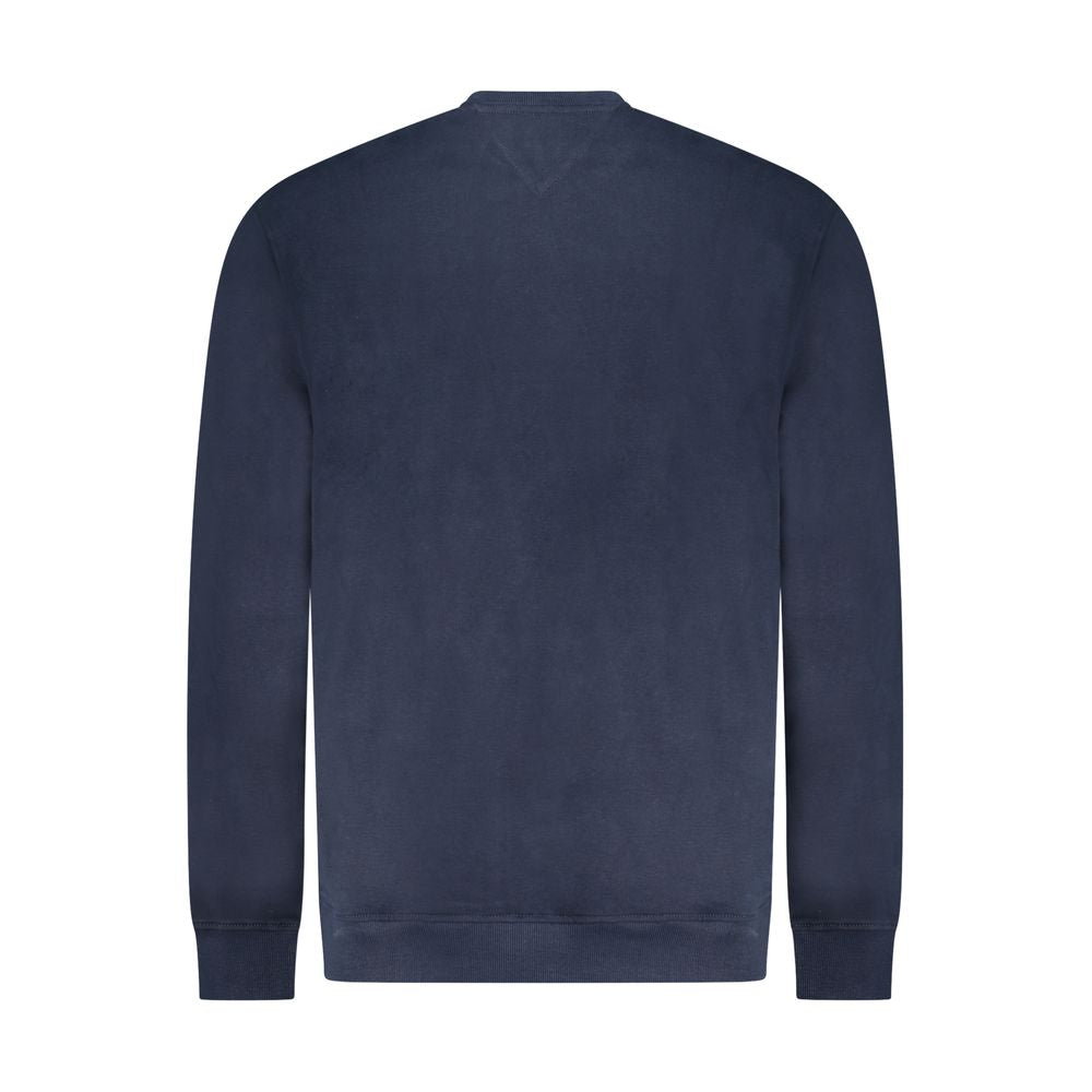 Tommy Hilfiger Blue Cotton Men Sweatshirt Tommy Hilfiger