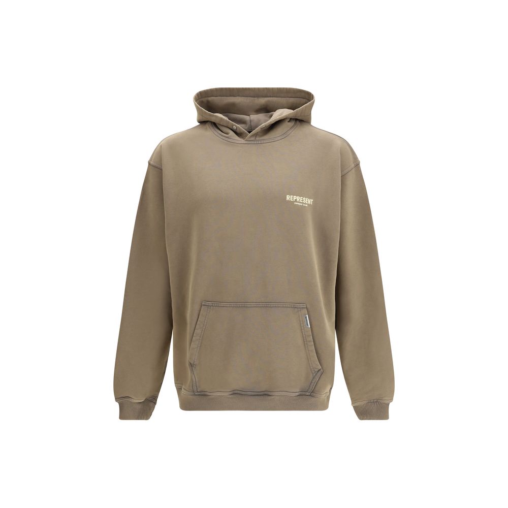 Represent Brown Cotton Sweatshirt Represent