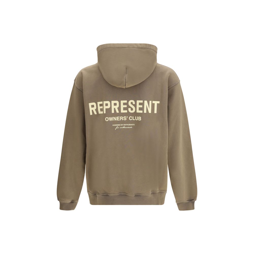 Represent Brown Cotton Sweatshirt Represent