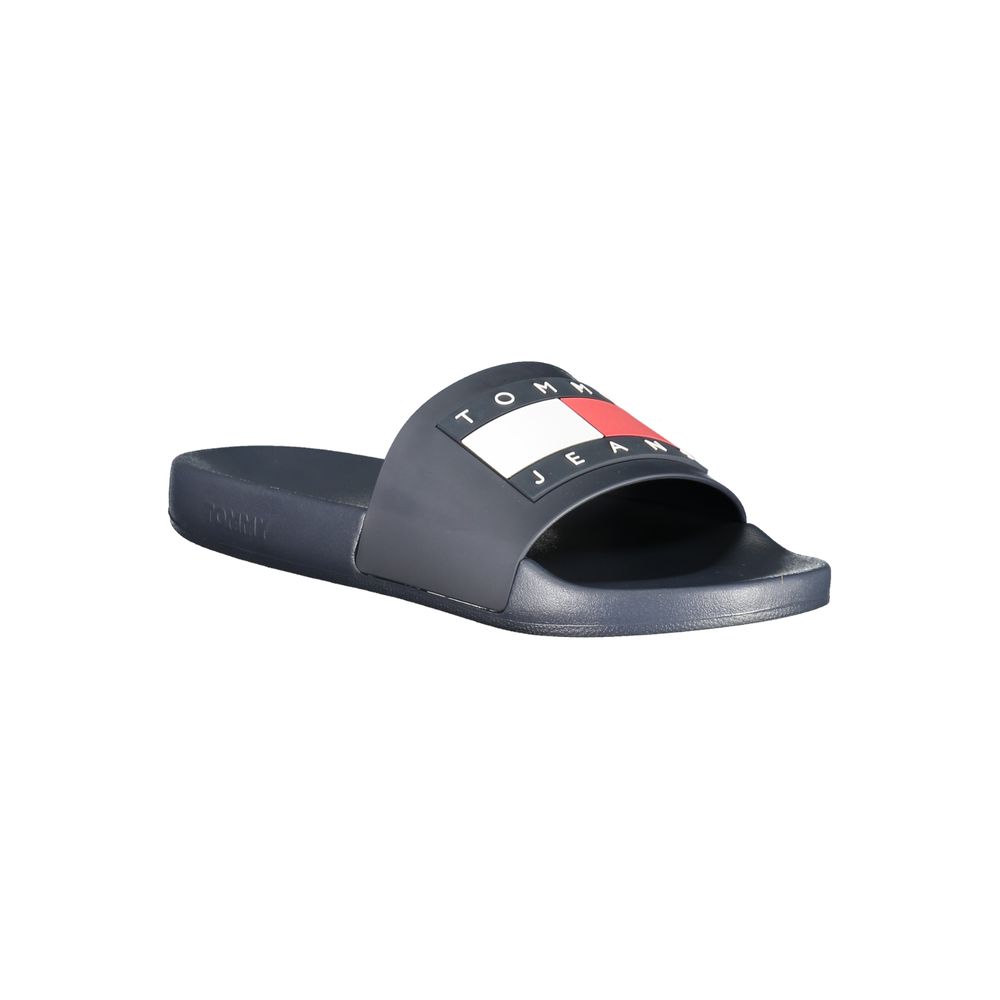 Tommy Hilfiger Blue Polyurethane Men's Slipper Tommy Hilfiger