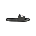 Tommy Hilfiger Black Polyurethane Men Slipper Tommy Hilfiger
