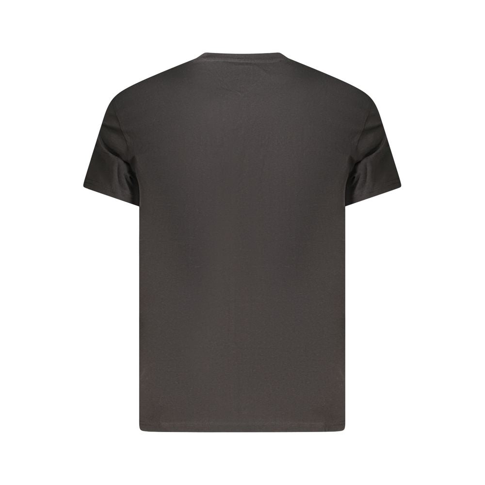 Tommy Hilfiger Black Cotton Mens T-Shirt Tommy Hilfiger
