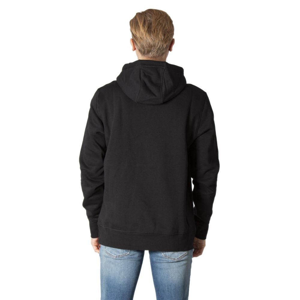Tommy Hilfiger Black Cotton Hoodie Tommy Hilfiger
