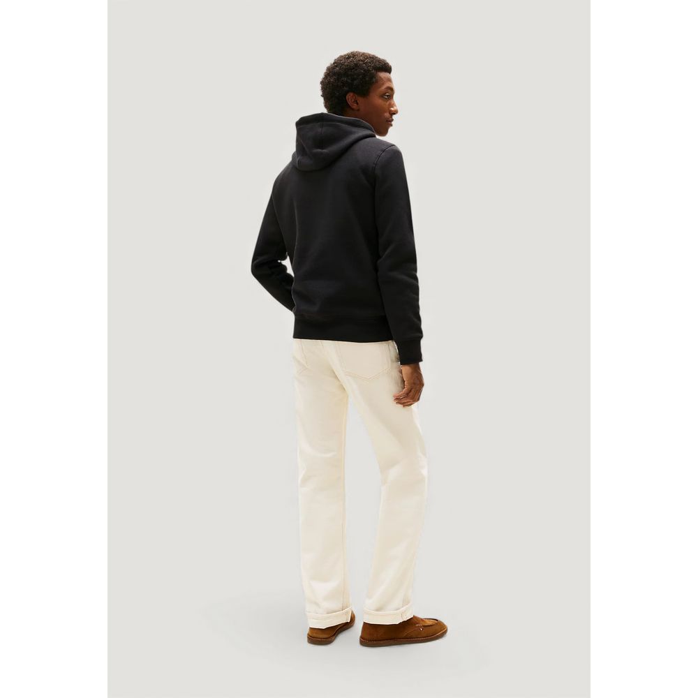 Tommy Hilfiger Black Cotton Hoodie Tommy Hilfiger