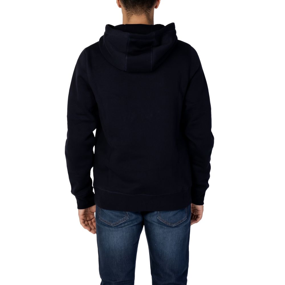 Tommy Hilfiger Blue Cotton Hoodie Tommy Hilfiger
