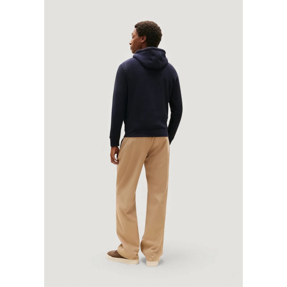 Tommy Hilfiger Blue Cotton Hoodie Tommy Hilfiger