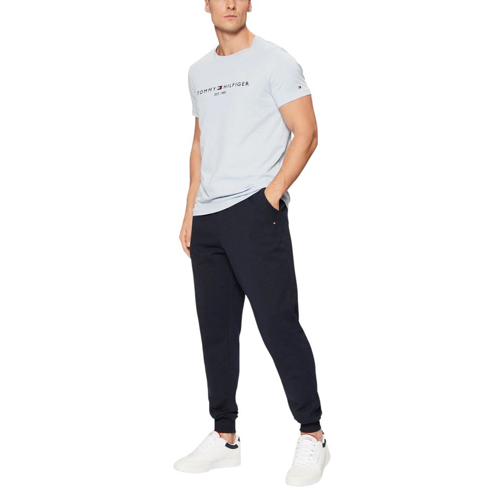Tommy Hilfiger Blue Cotton Joggers (Workout Pants) Tommy Hilfiger