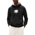 Tommy Hilfiger Black Recycled Cotton Hoodie Tommy Hilfiger