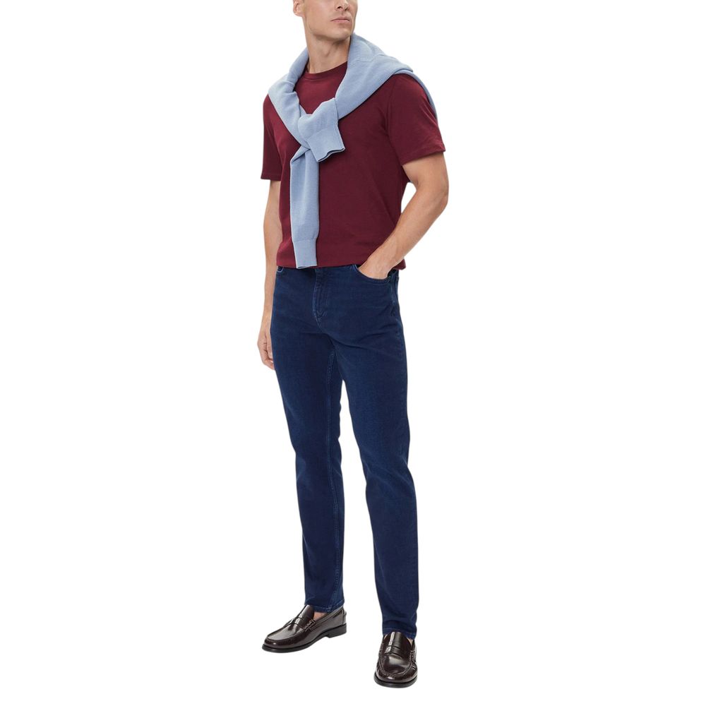 Tommy Hilfiger Blue Recycled Cotton Relaxed Fit Jeans Tommy Hilfiger