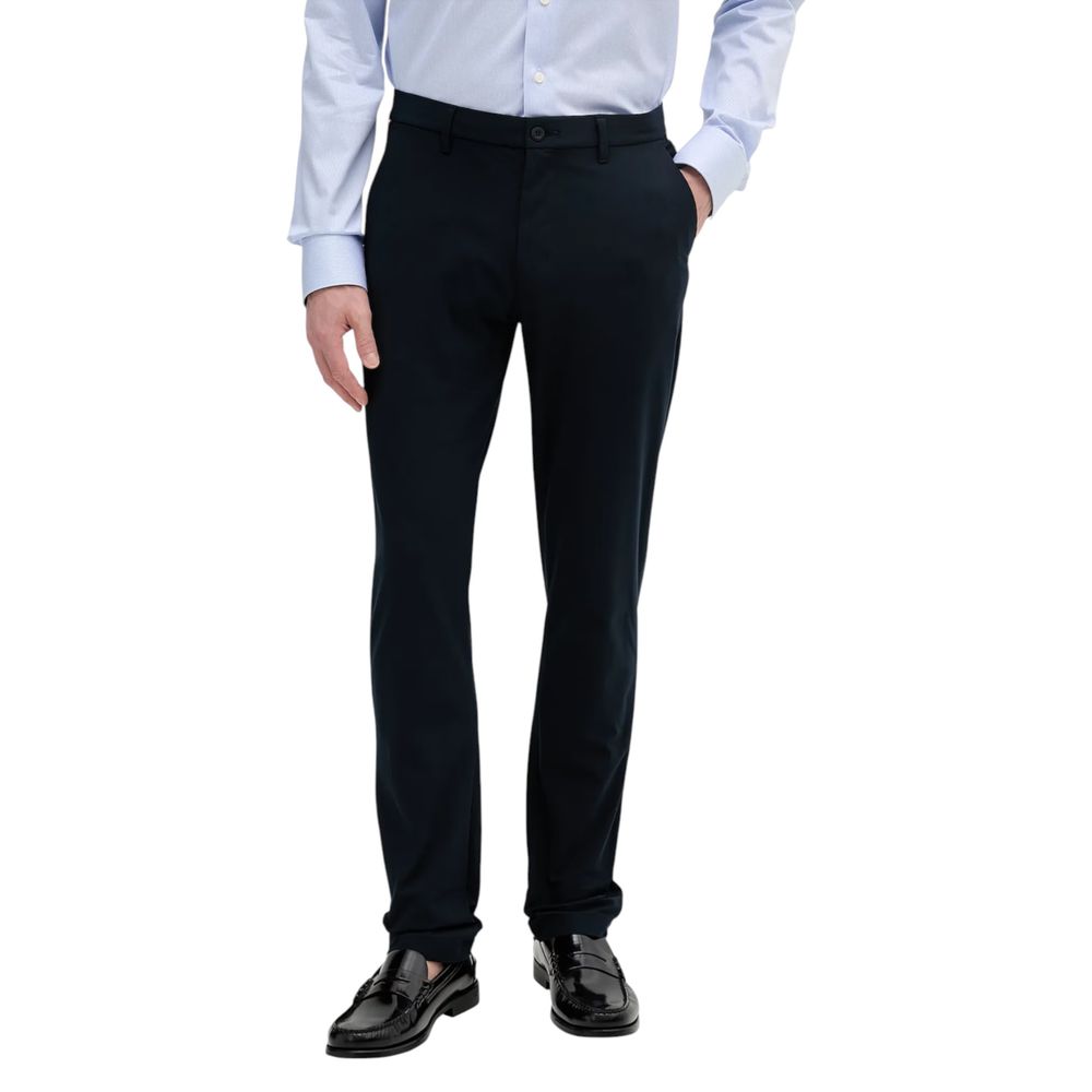 Tommy Hilfiger Blue Polyester Casual Pants Tommy Hilfiger