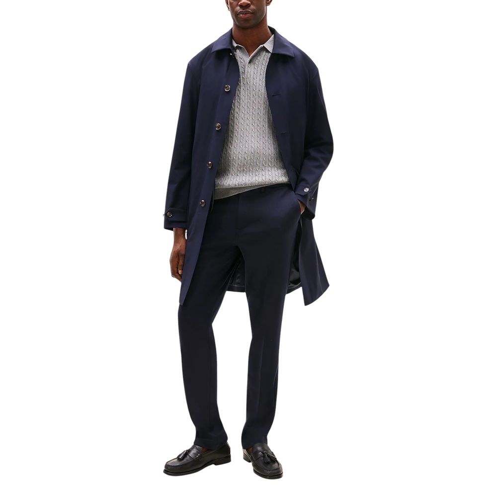Tommy Hilfiger Blue Recycled Polyester Dress Pants Tommy Hilfiger