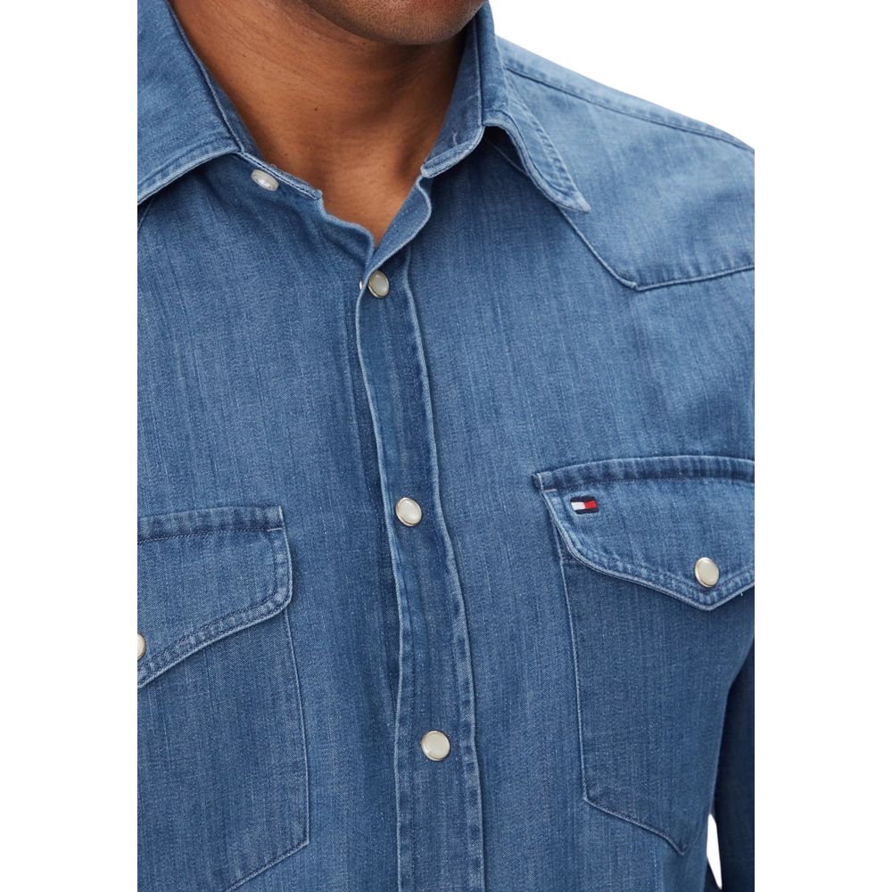 Tommy Hilfiger Light Blue Denim Shirt Tommy Hilfiger